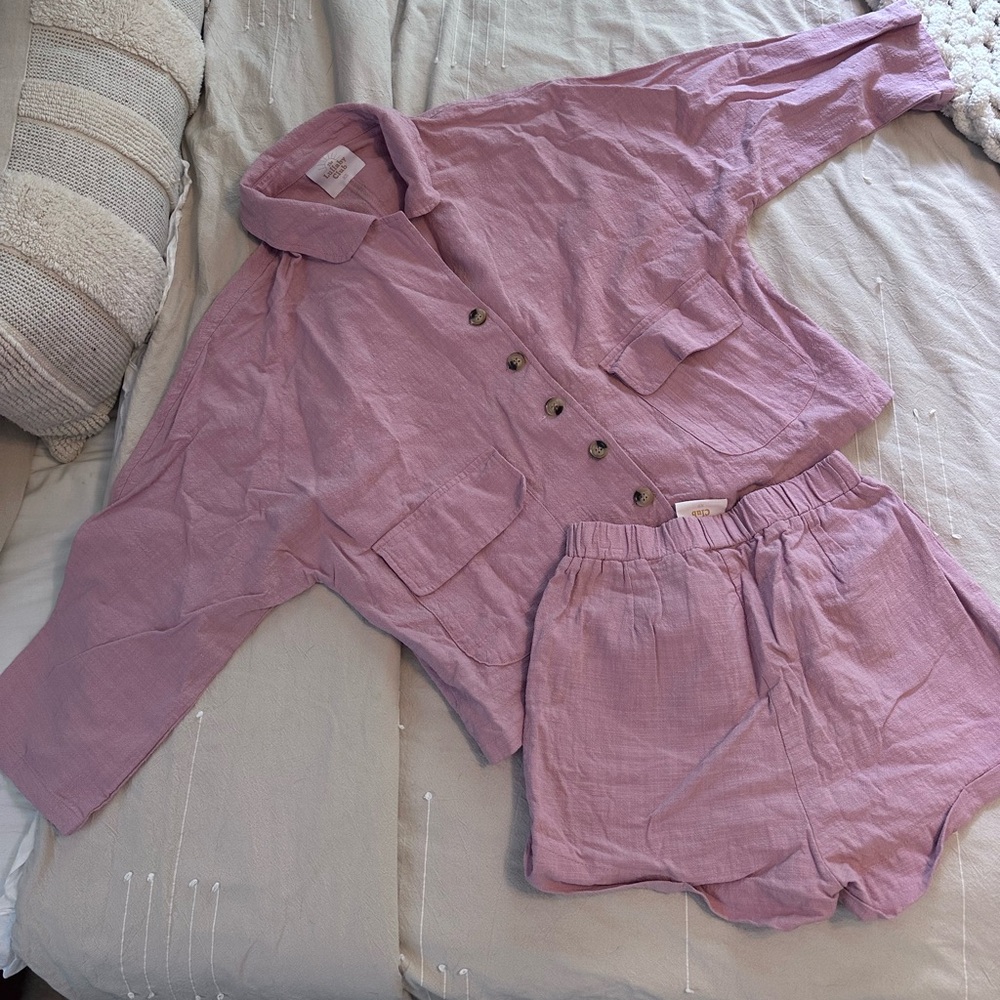 The Lullaby Club Blush Textured Set